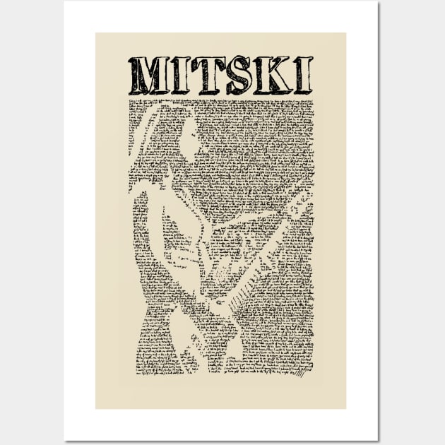 mitski art visual Wall Art by Papa Lauren